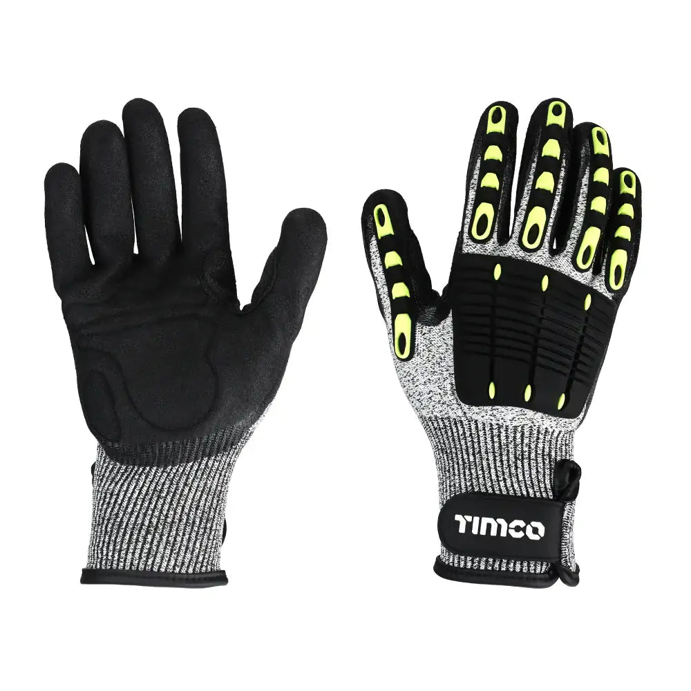 Timco High Impact Tpr Pads Gloves - Size 9 (L)