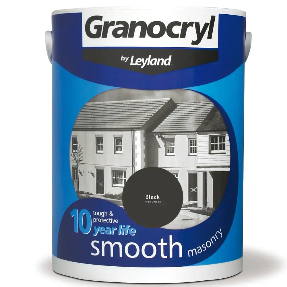 Granocryl Smooth Masonry Black 5L