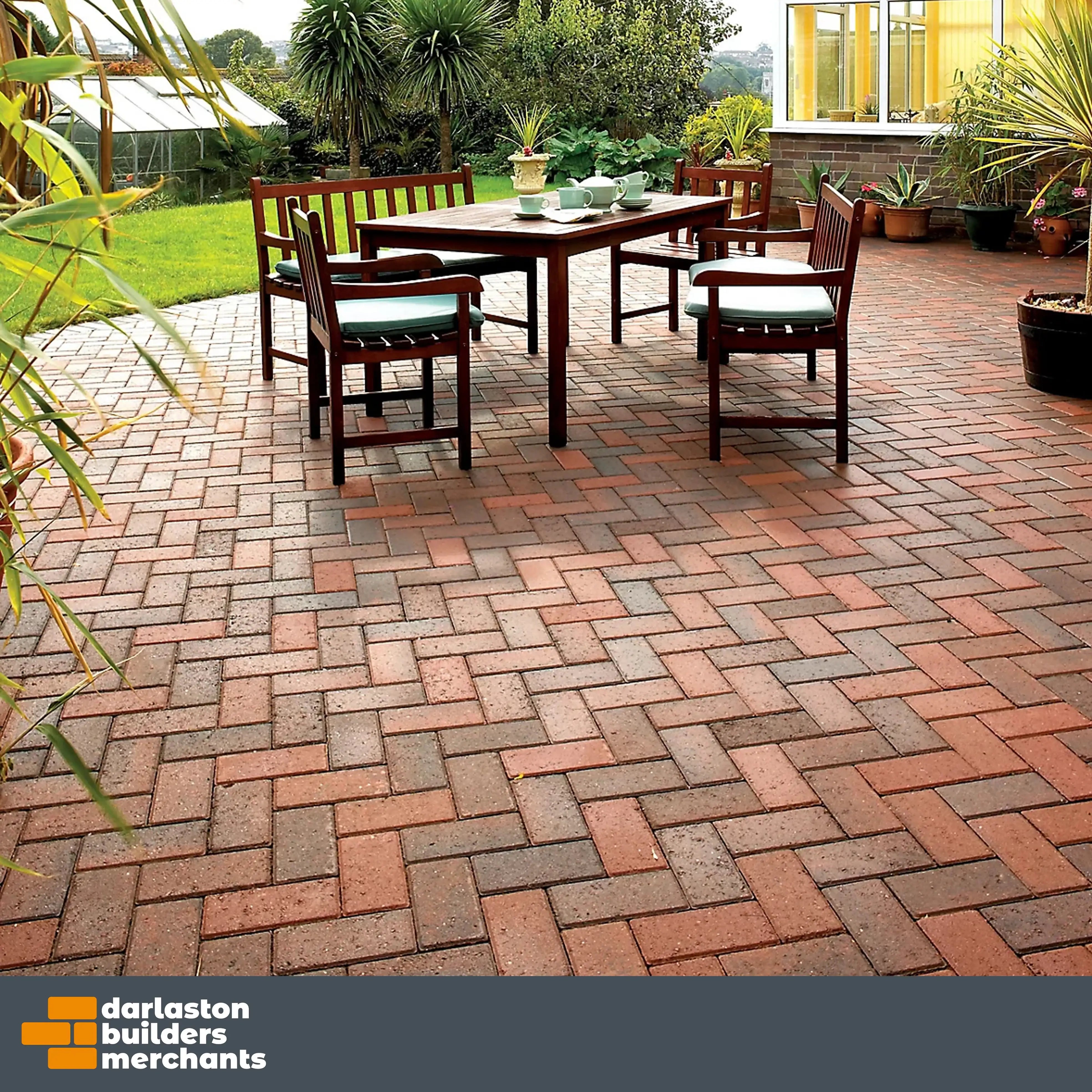 Barleystone Larchfield Trade Brindle 50mm Block Paver