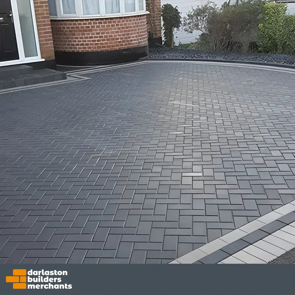 Barleystone Larchfield Trade Charcoal 50mm Block Paver