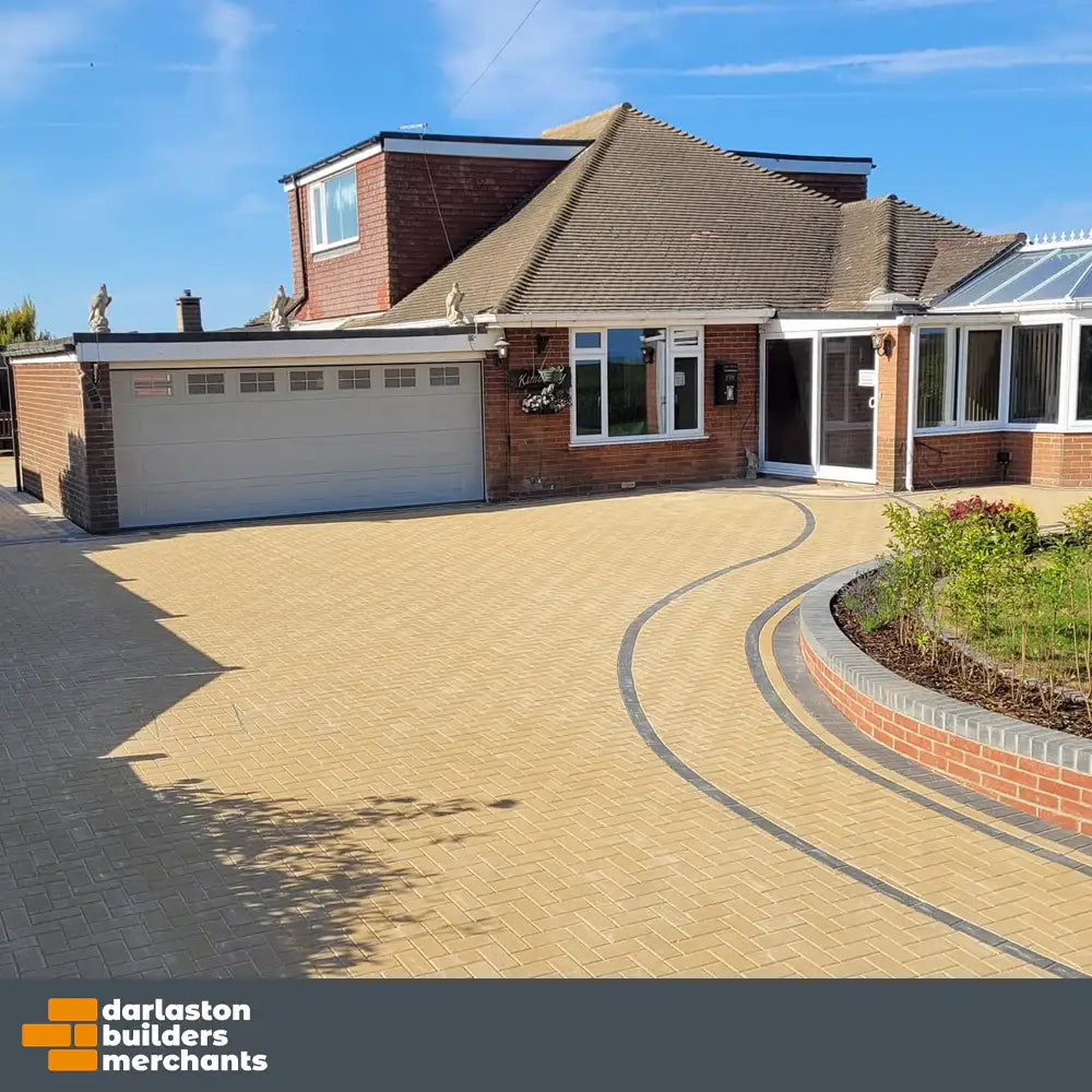 Barleystone Larchfield Trade Yellow 50mm Block Paver