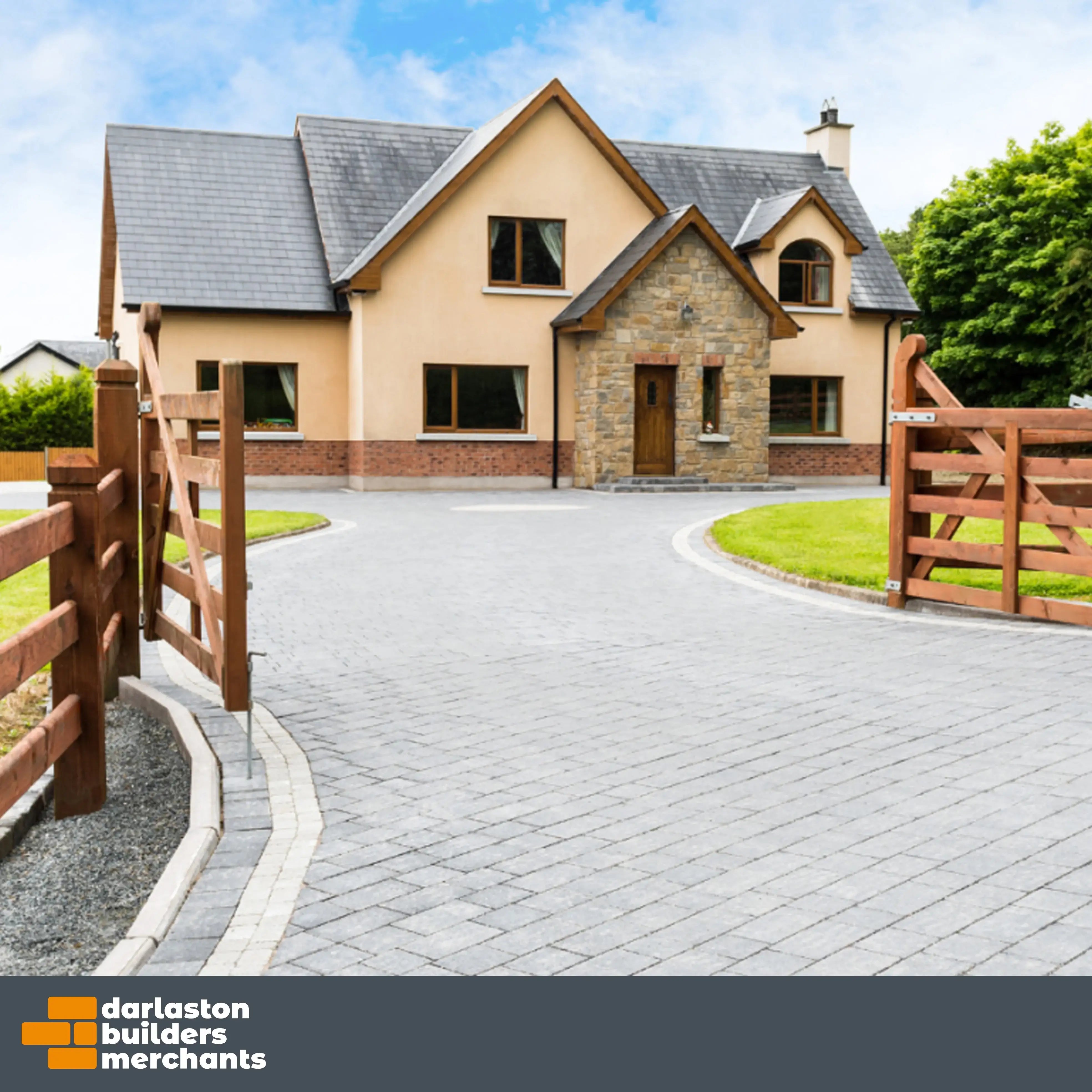 Barleystone Larchfield Trade Light Grey 50mm Block Paver