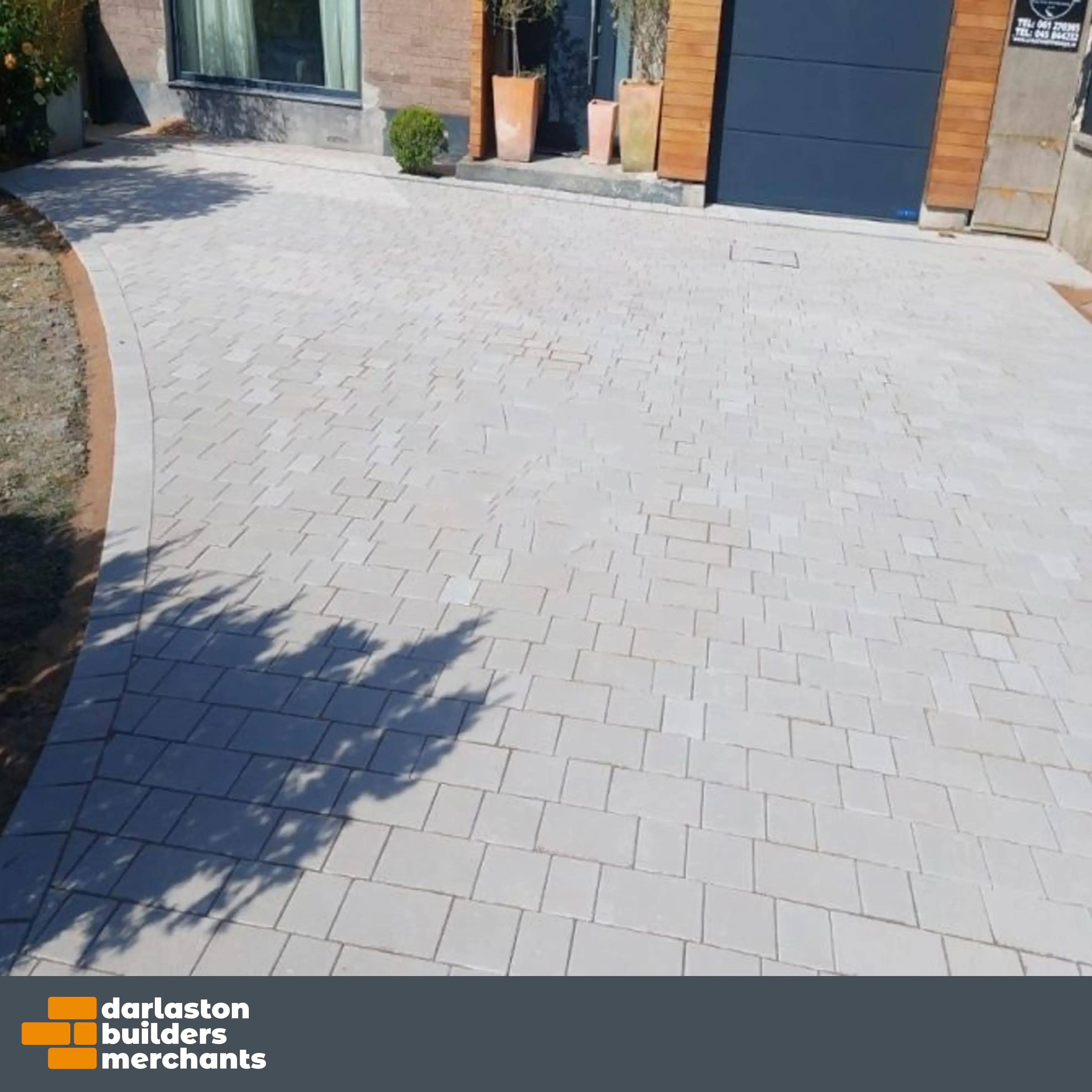 Barleystone Larchfield Trade Light Grey 50mm Block Paver