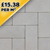 Barleystone Larchfield Trade Light Grey 60mm Block Paver
