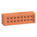 Red Square Hole Clay Air Brick 215mm x 65mm (W T Knowles)