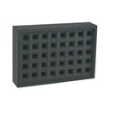 Black Square Holed Clay Air Brick 215 x 140mm