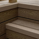 Qube Espresso Composite Decking L Trim 3.6m