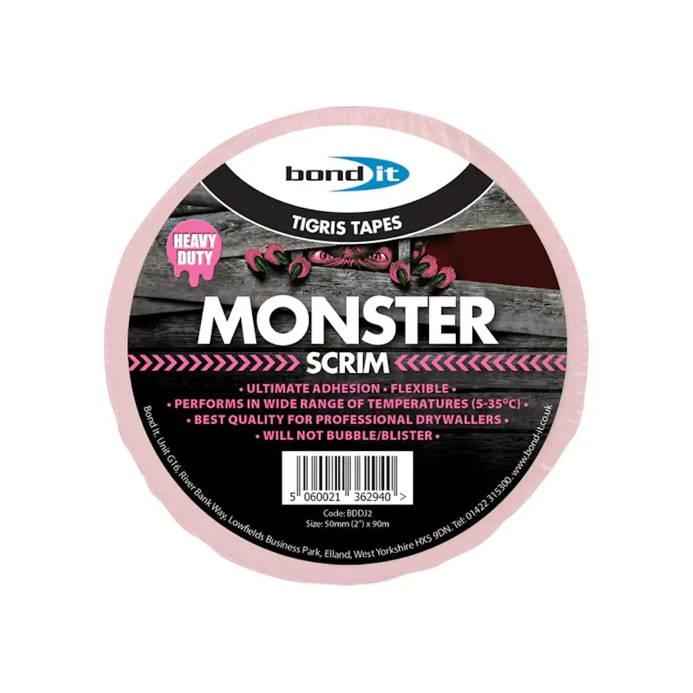 Bondit Monster Pink Scrim Tape 48mm x 90m