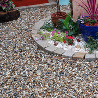 Moonstone Flint Chippings 20mm Maxi Bag 25kg Gravel