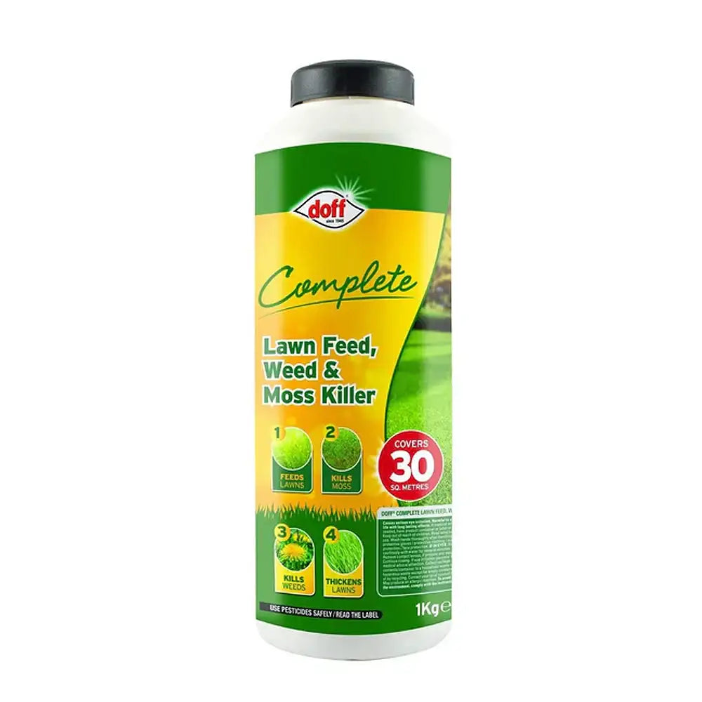 Doff Lawn Feed, Weed And Moss Killer 1Kg