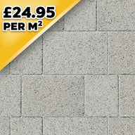 New Grange Silver Granite - 3 Size Block Paver 10.08m2 Pack