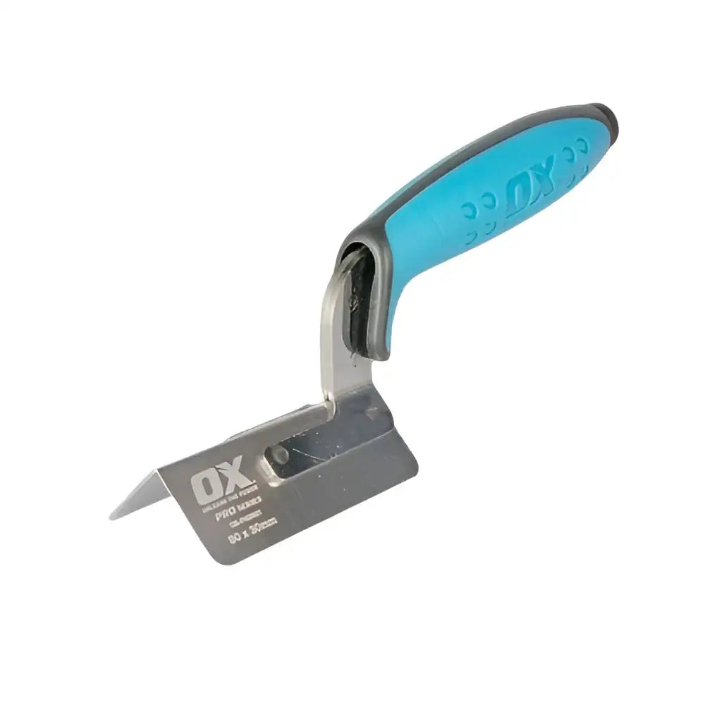 Ox Pro External Corner Trowel - Stainless Steel - 80 x 30mm