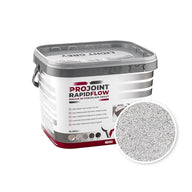 Pro Joint Rapid Flow Brush in Porcelain Paving Grout Light Grey 12.5Kg