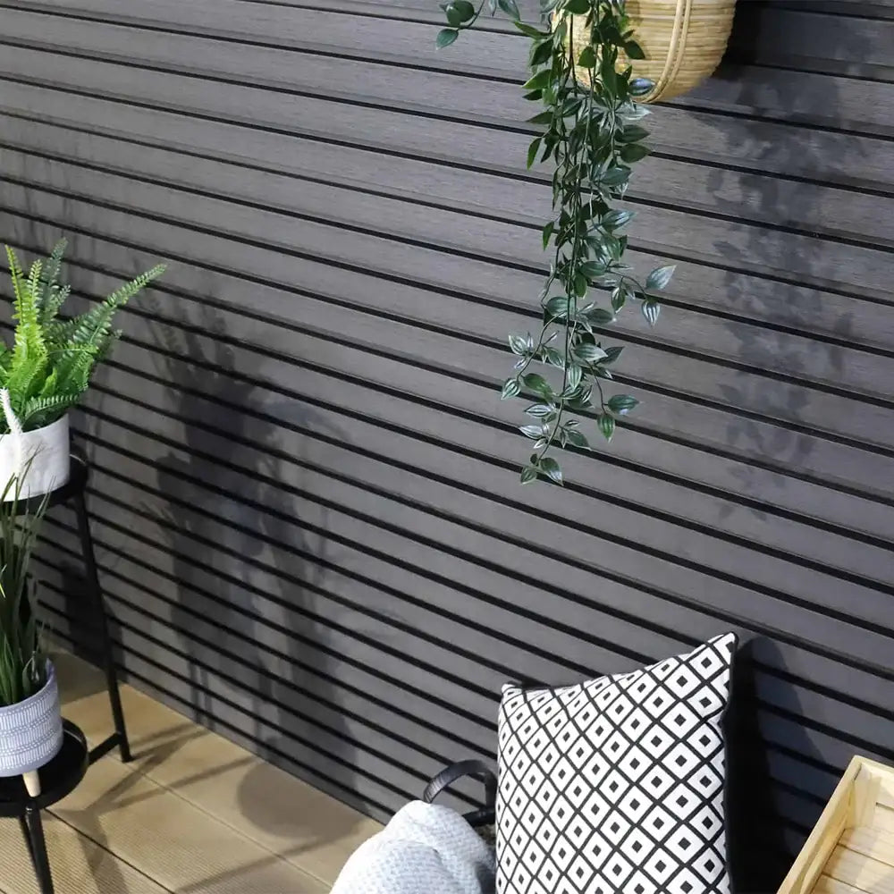 Composite Wall Cladding 3.6M X 200Mm Graphite