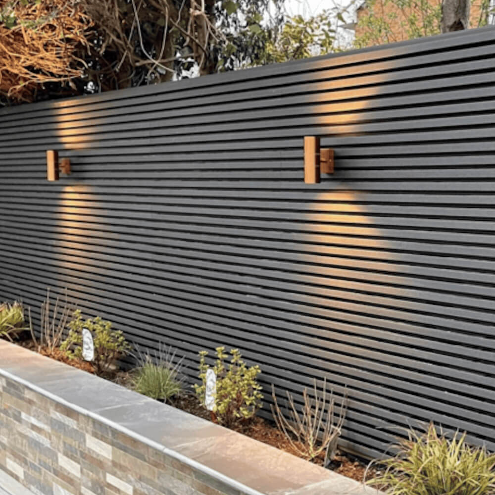 Composite Garden Wall Cladding Charcoal 200mm x 3.6m