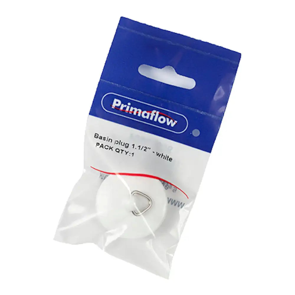 Primaflow Basin Plug 1 1/2 Inch White 9BP112W