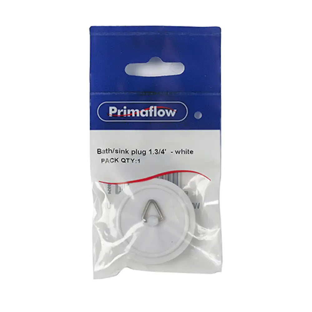 Primaflow Bath/Sink Plug 1 3/4 Inch White 9BSP134W