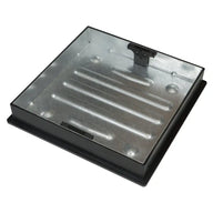 Galvanised Block Paver Tray 450 x 450 x 100mm Cover And Frame 10T