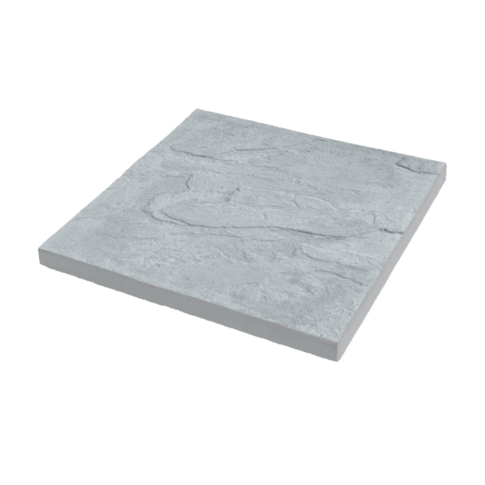 Eatons Milford Grey Riven 600x600x35mm Paving Slab Flag