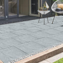 Bradstone Charcon 450 x 450 x 32 Peak Riven Grey Paving Slab