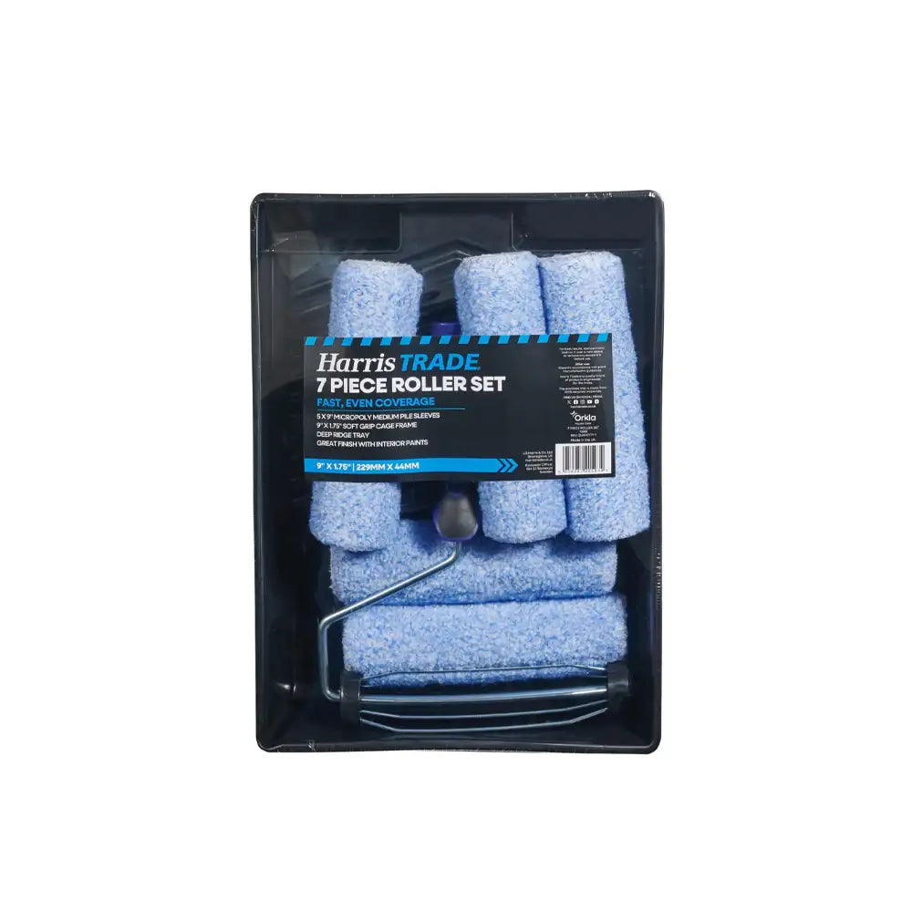 Harris For The Trade 7Pc Roller Set 4 Inch (3281131-40)
