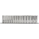 Draper 1/2 Inch 15 Piece Metric Deep Socket Rail