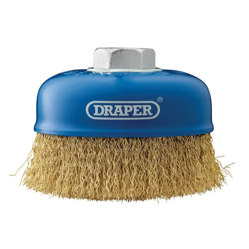 Draper Brassed Wire Cup 75mm