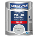 Johnstone's Jrs Qd Gloss 750Ml Manhattan Grey