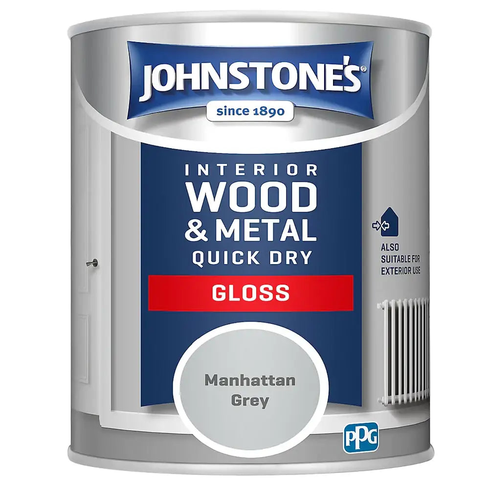 Johnstone's Jrs Qd Gloss 750Ml Manhattan Grey