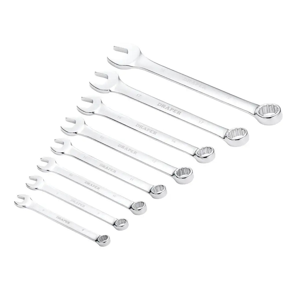 Draper Metric Hi-Torq Spanner Set 8 Piece