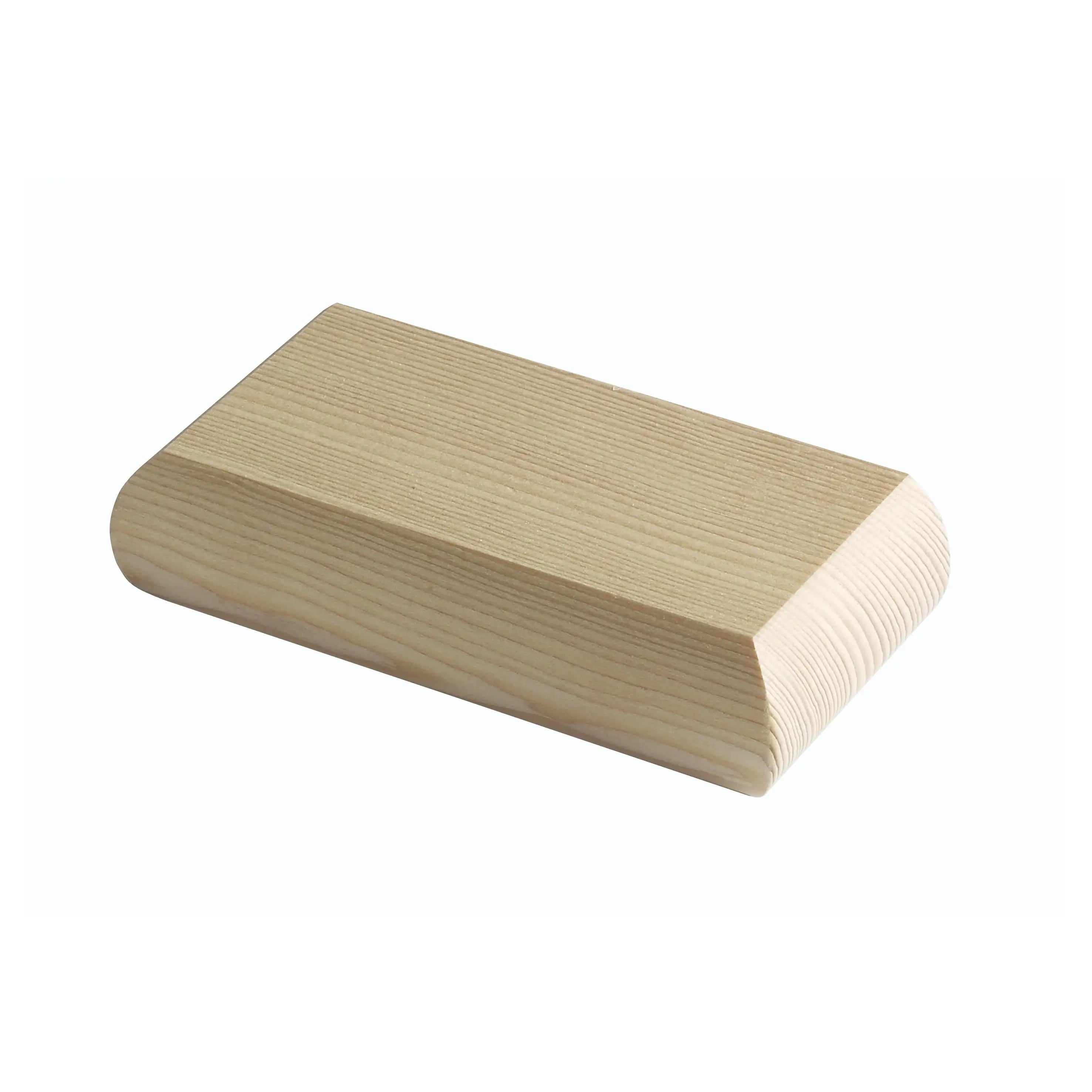 Pine Half Internal Flat Newel Cap