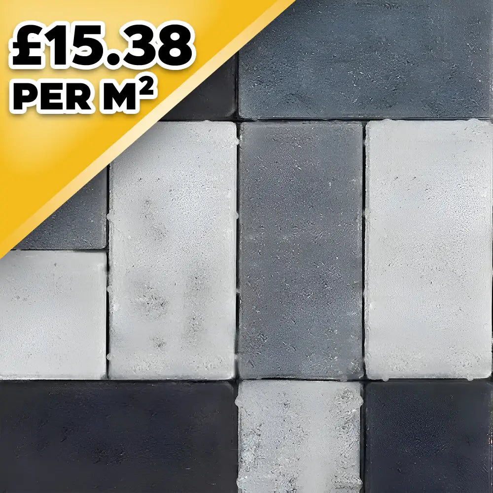 Barleystone Larchfield Trade Ash Blend 60mm Block Paver