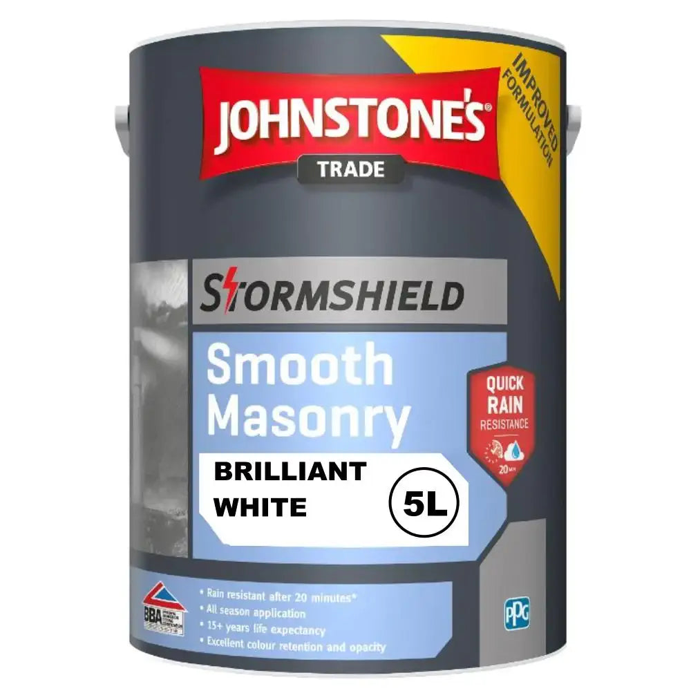 Johnstones Smooth Masonry B/White 5L