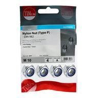 Nylon Nut Type P Din 982 BZP M10