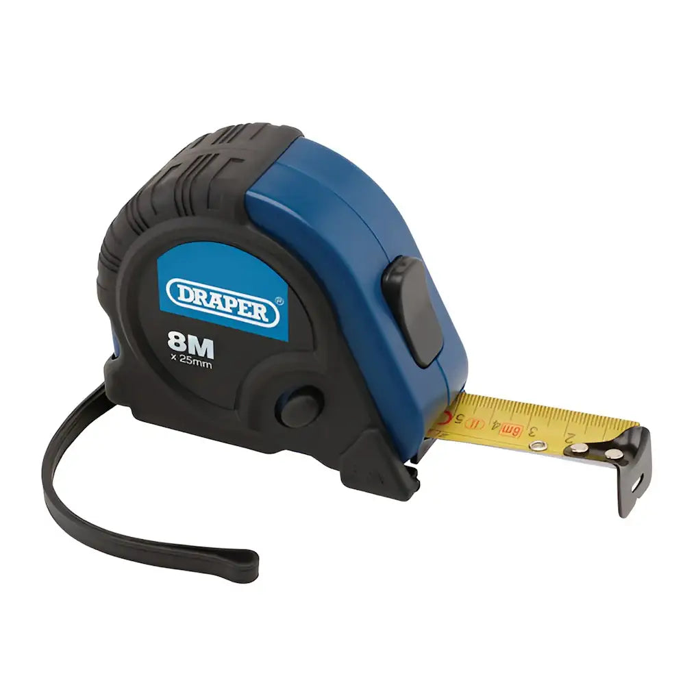 Draper Blue Tape Measure 8m/26ft x 25mm