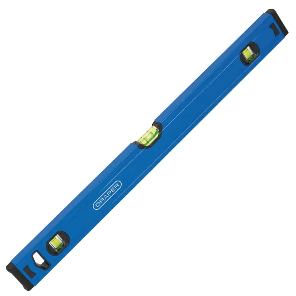 Draper Blue Aluminium Box Level 600mm With Side View