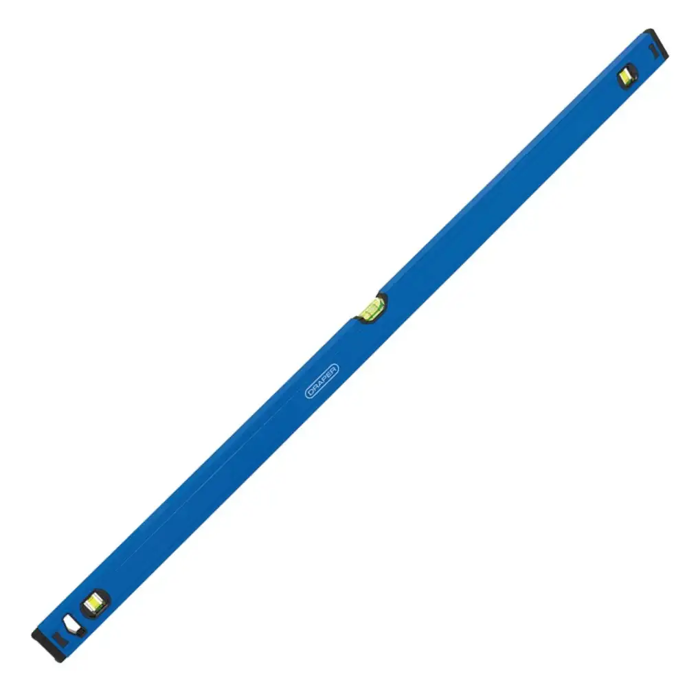 Draper Blue Aluminium Box Level 1200mm With Side View