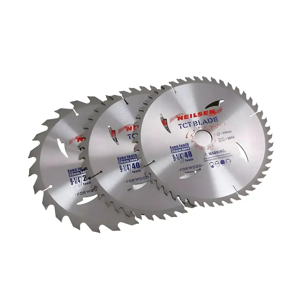 Cannon Tools 235mm Circular Saw Blade 3 Piece