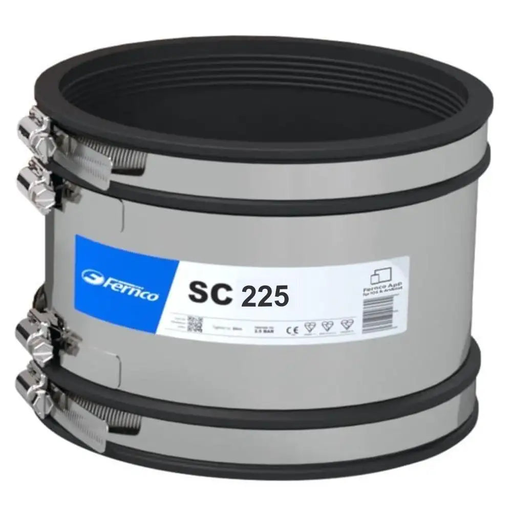 Fernco Sc225 Standard Coupling Epdm 304 200-225mm