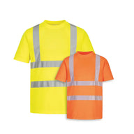 Beeswift Crew Neck Tee Hi Vis Short Sleeve (L)