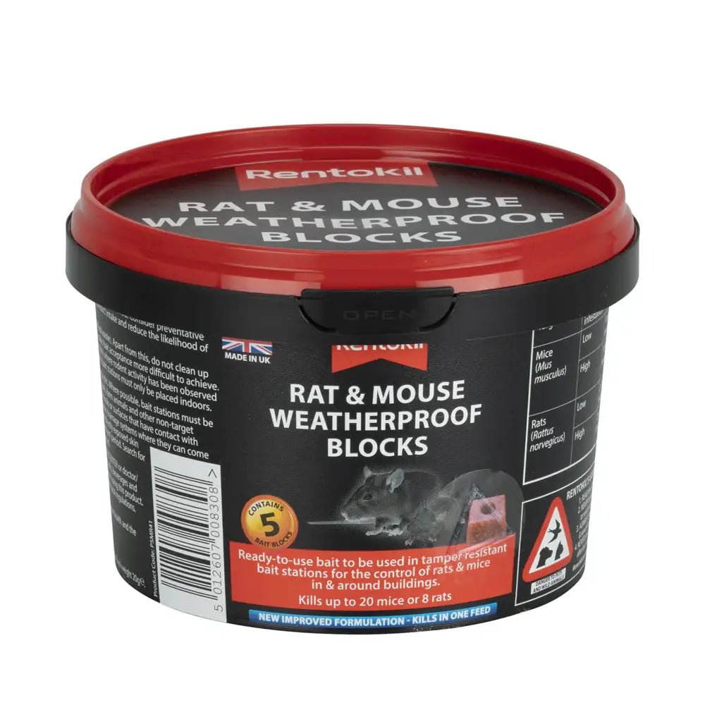 Rentokil Mouse & Rat Blocks 300g