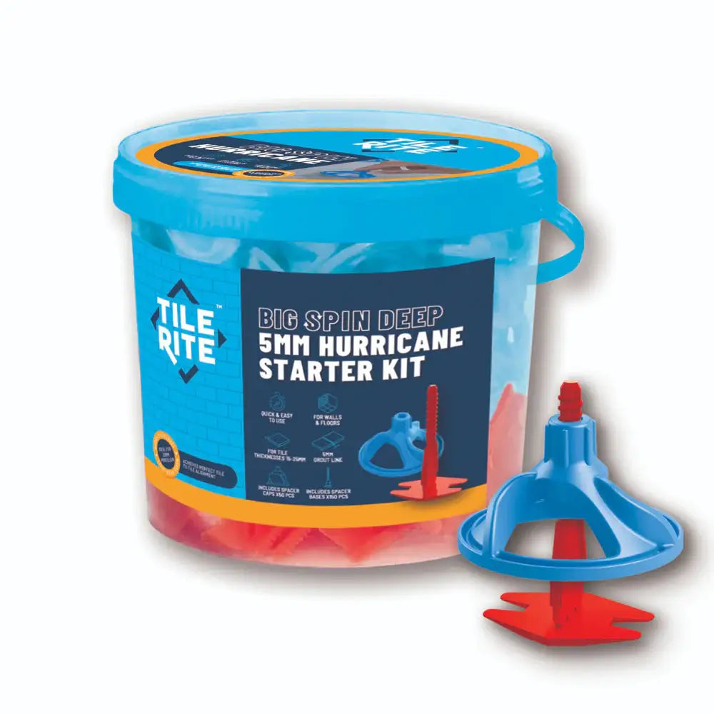 Tilerite  200 PIece Big Spin Hurricane 5mm Deep Kit