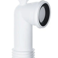 Viva 90D Bend Wc Pan Connector 1¼" Adapter