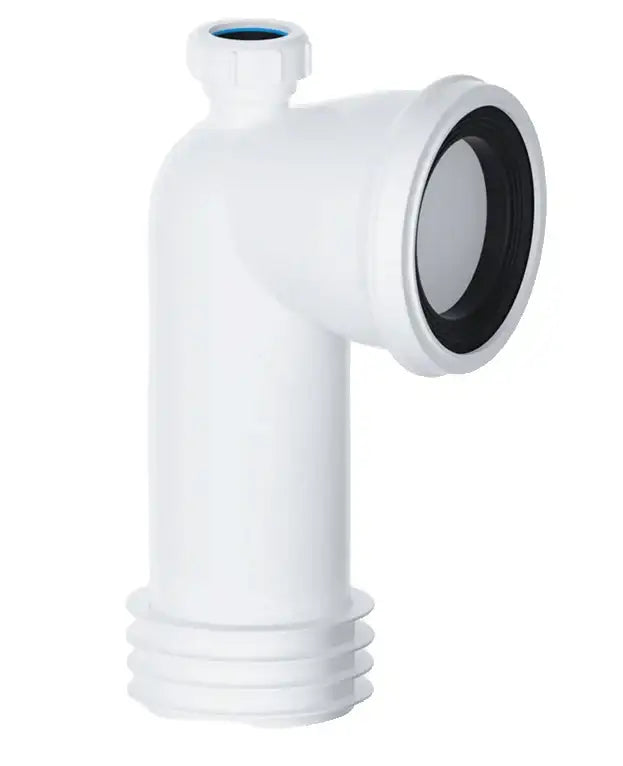 Viva 90D Bend Wc Pan Connector 1¼" Adapter
