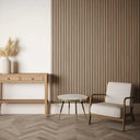 Natural Oak Acoustic Slat Wall Panel 2400 x 600mm