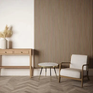 Natural Oak Acoustic Slat Wall Panel 2400 x 600mm
