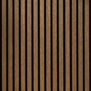 Medium Oak Acoustic Slat Wall Panel 2400 x 600mm