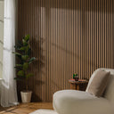 Medium Oak Acoustic Slat Wall Panel 2400 x 600mm