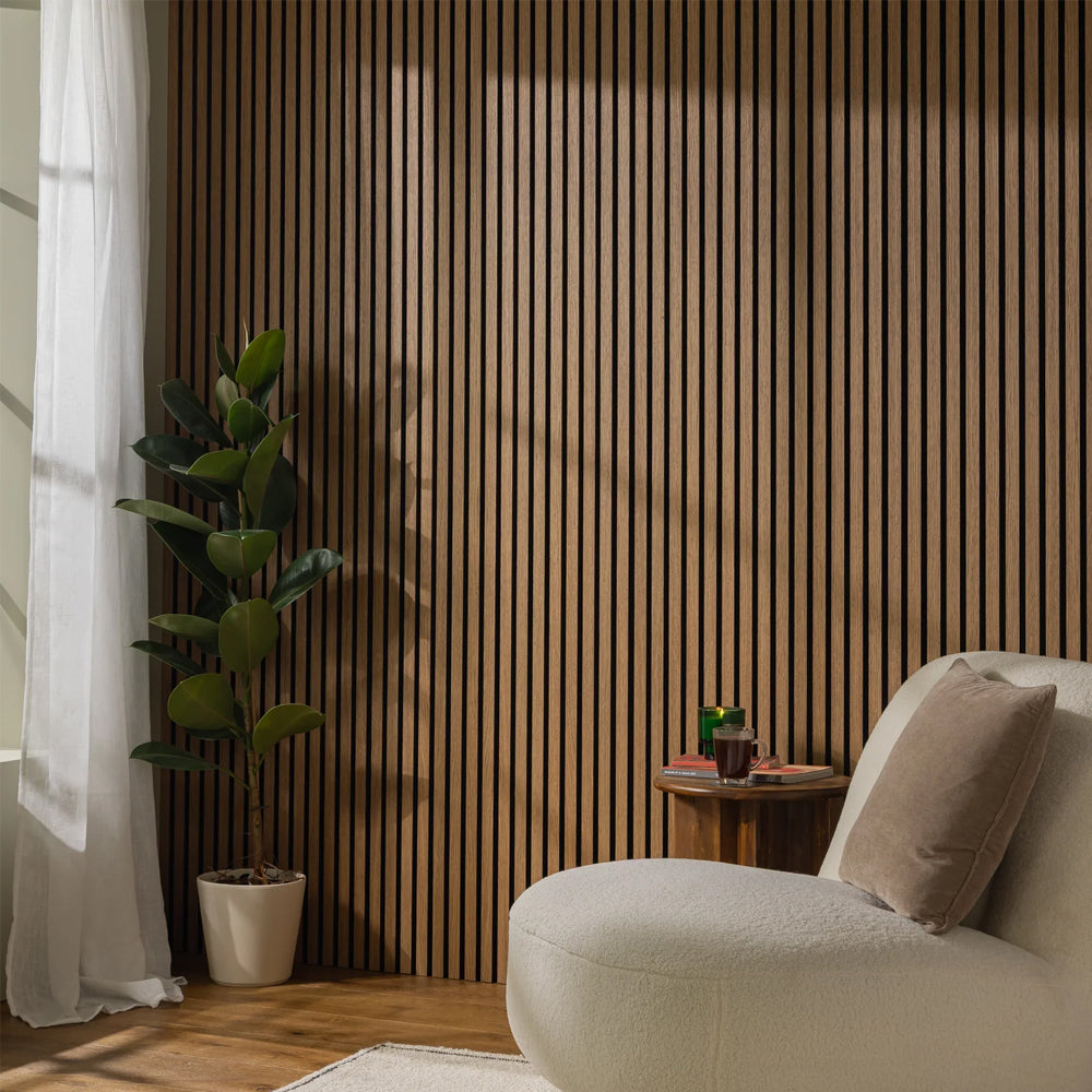 Acoustic Slat Panel Grey