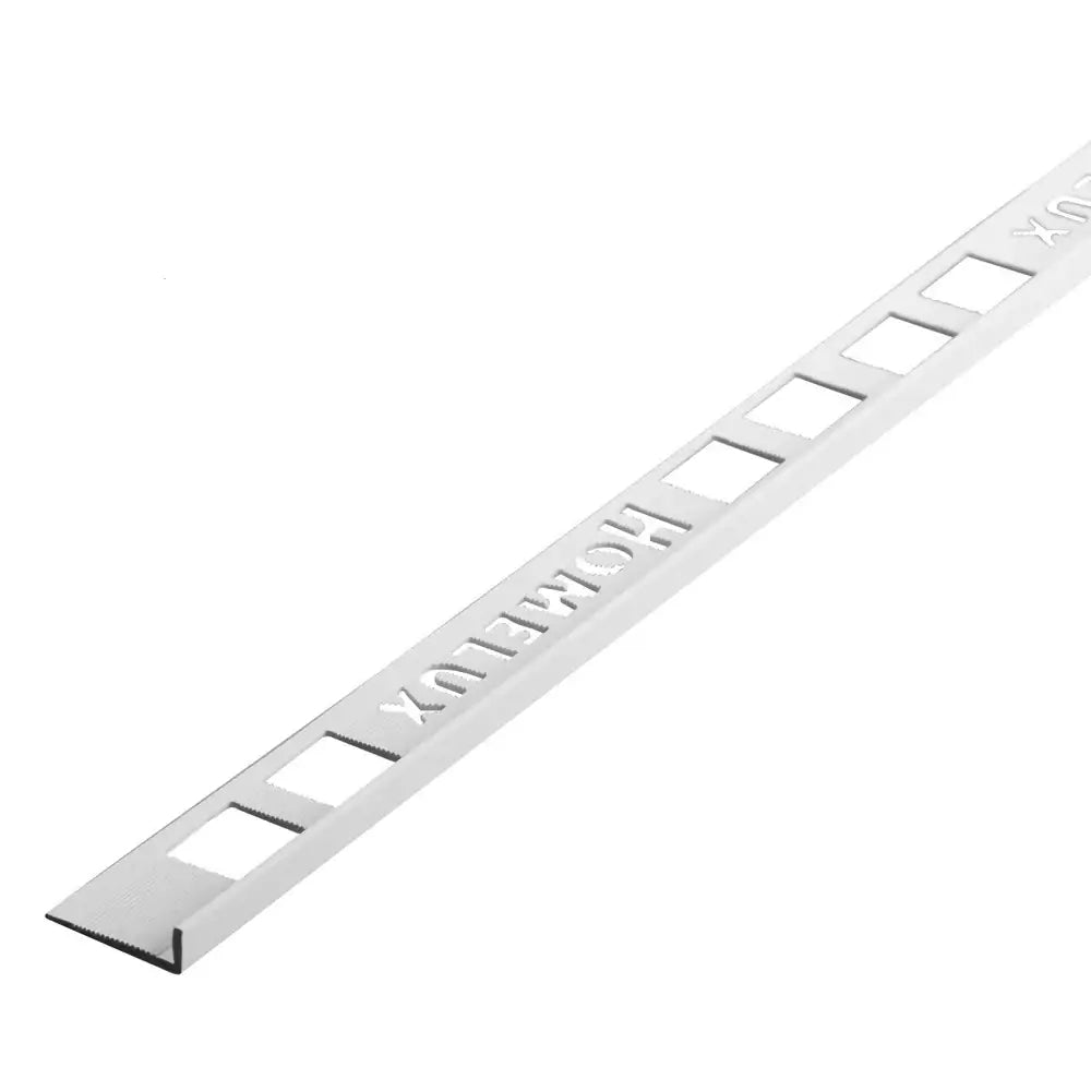 Tilerite L Shape Tile Trim 8mm White